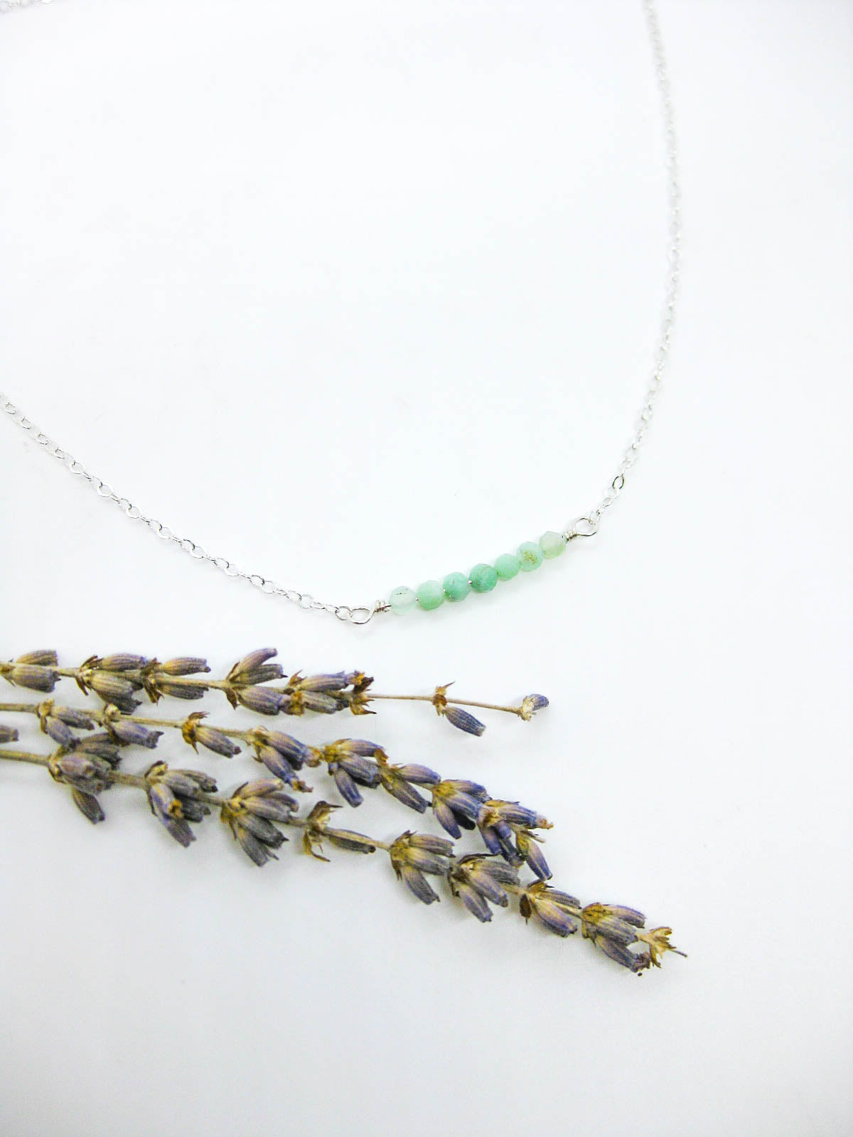 Violet: Chrysoprase Choker