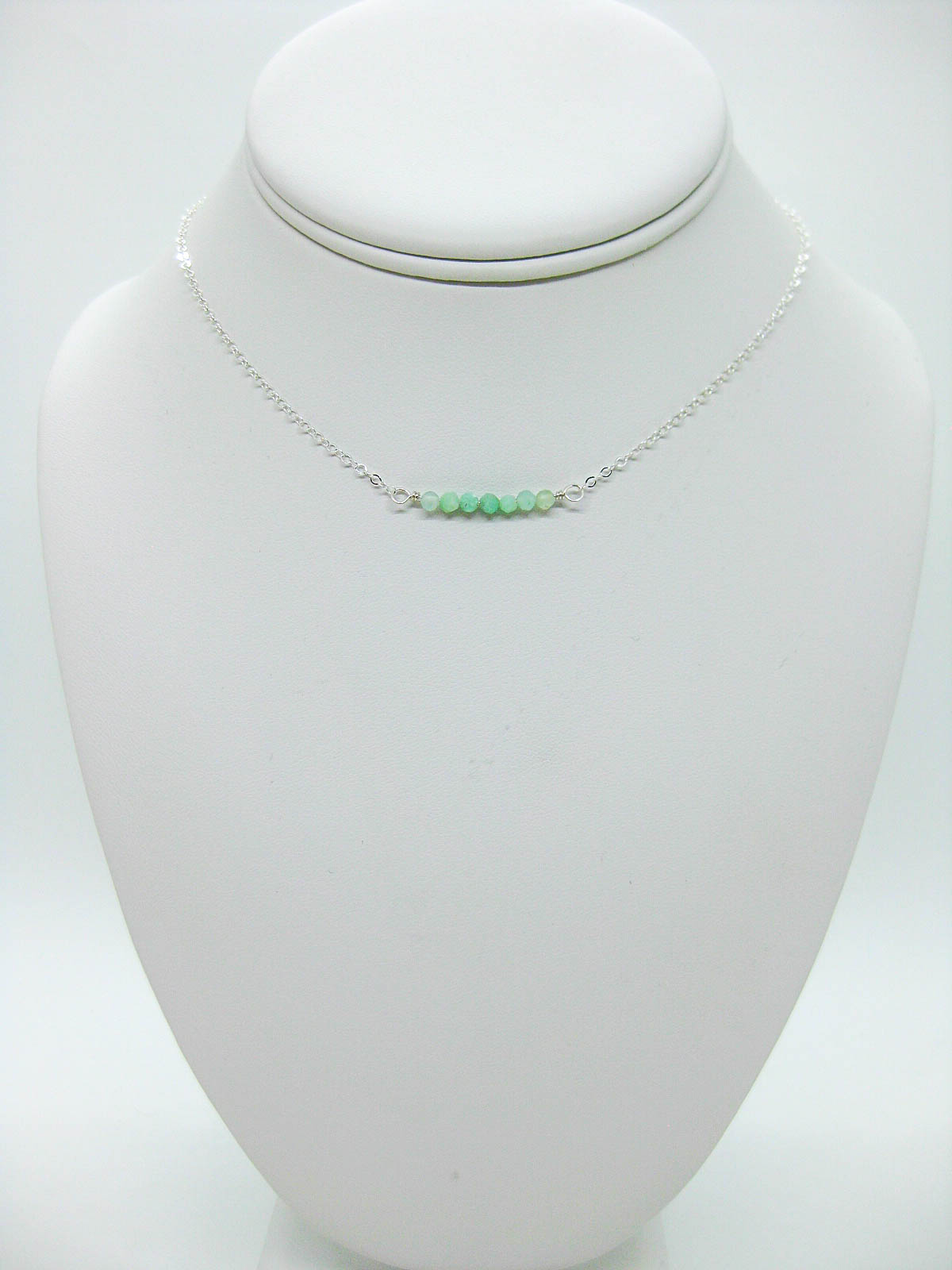 Violet: Chrysoprase Choker