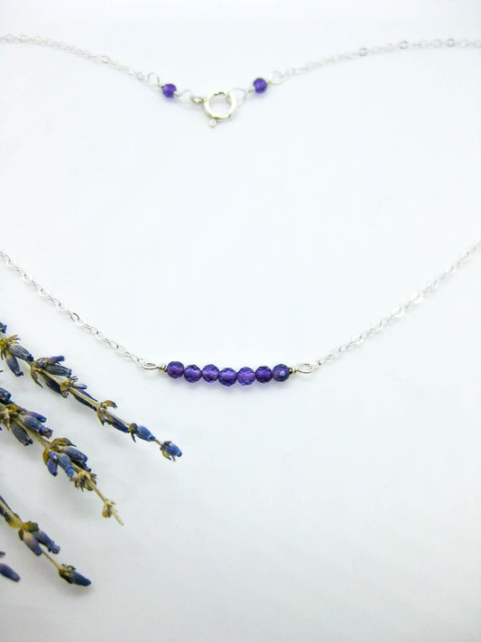 Violet Choker Necklace