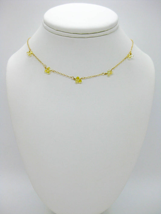 Hyacinth: Citrine Choker - n470