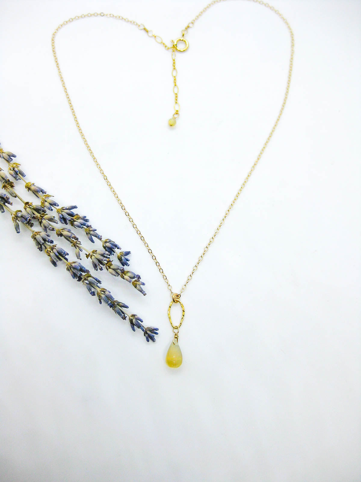 Chrysanthe: Opal Necklace - n585