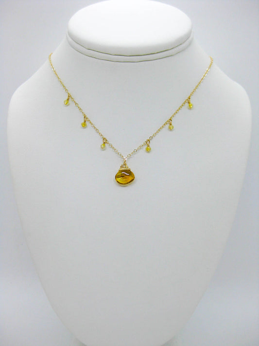 Chamomile: Citrine Necklace - n600