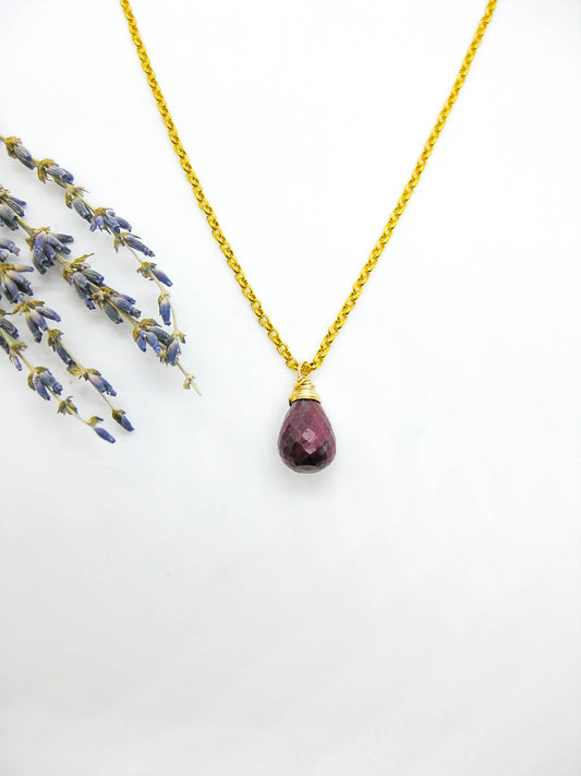 Amar: Ruby Necklace - n601