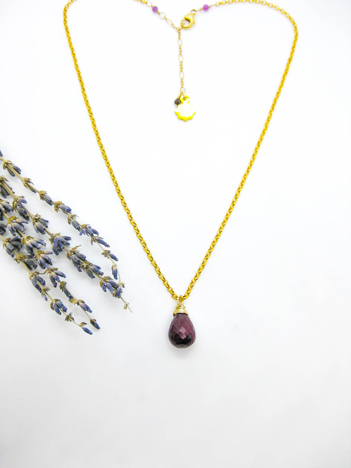 Amar: Ruby Necklace - n601