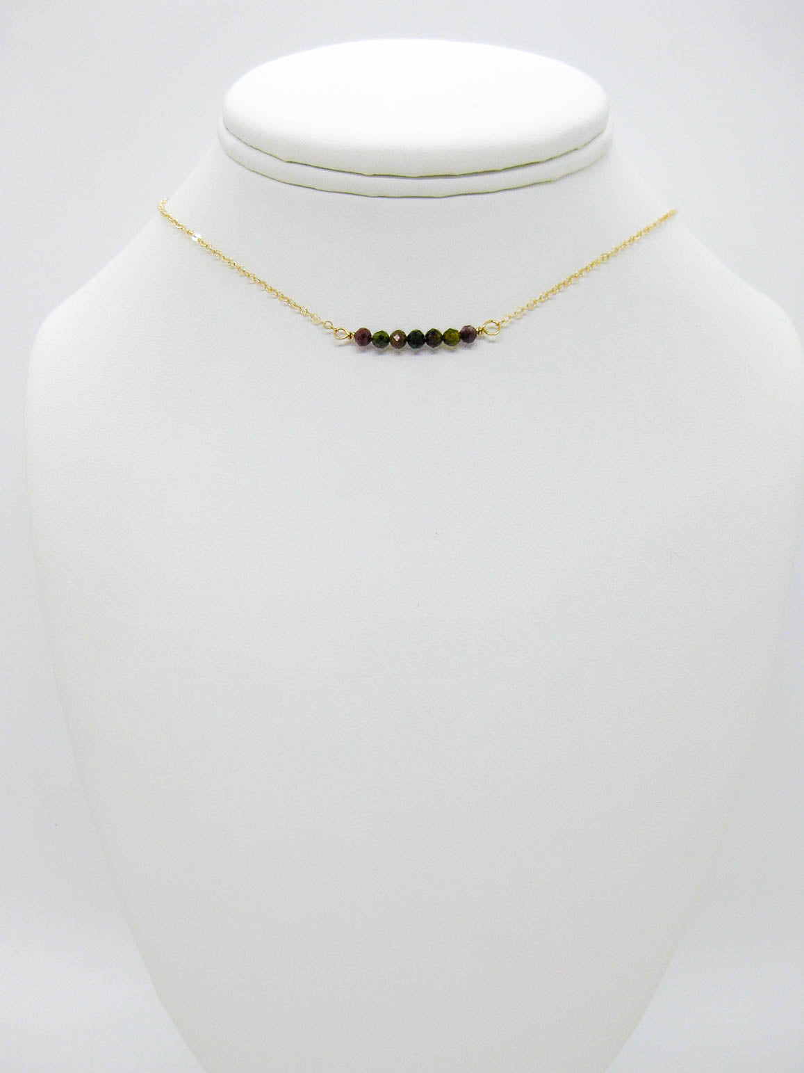 Violet: Tourmaline Choker - n632