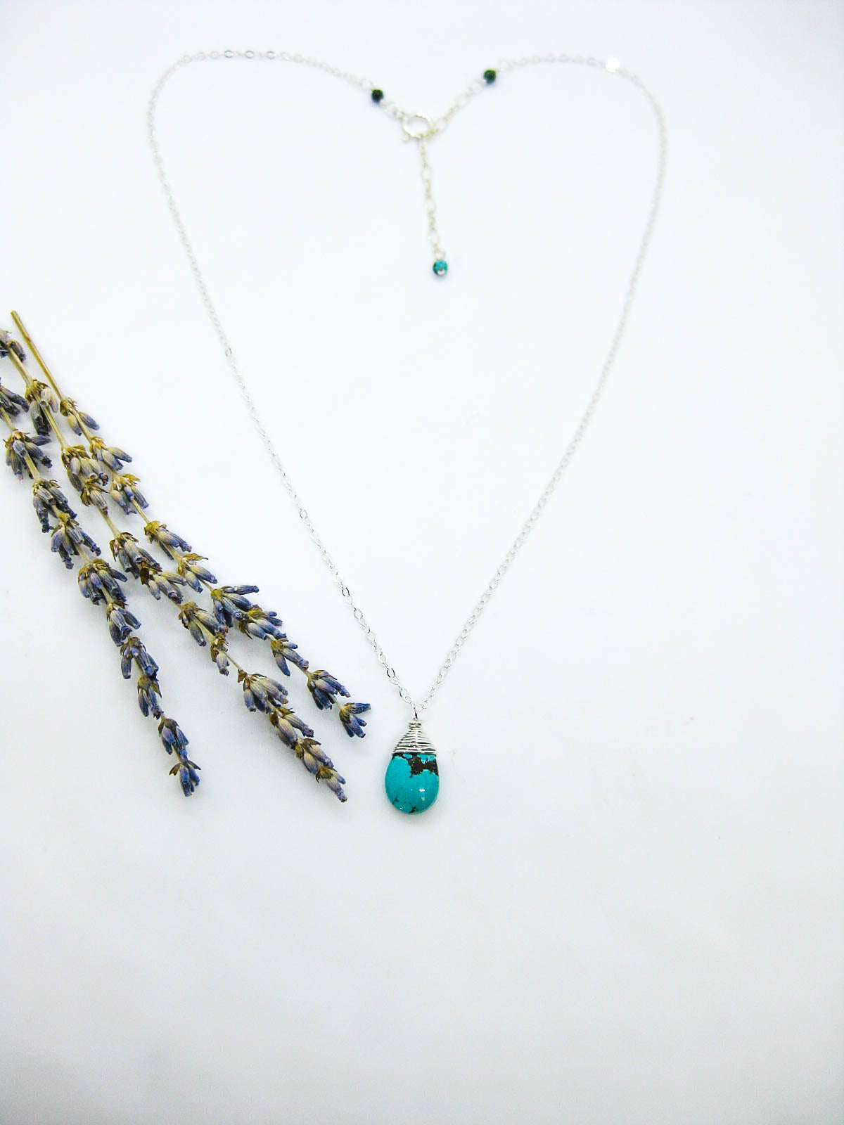 Poppy: Turquoise Necklace - n639