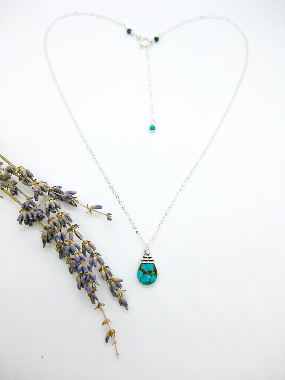 Poppy: Turquoise Necklace - n639oak