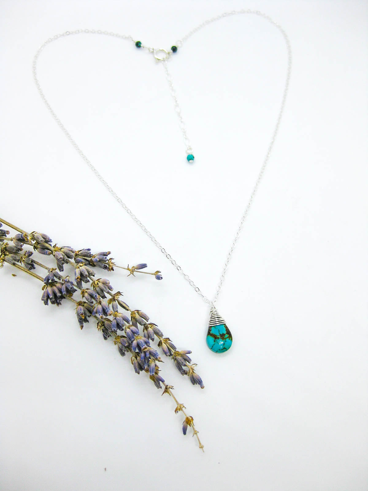 Poppy: Turquoise Necklace - n639oak