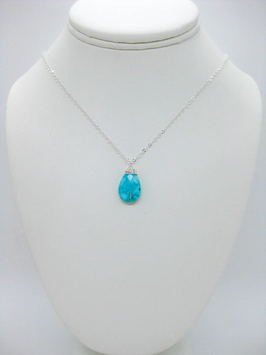 Clover: Turquoise Necklace - n640