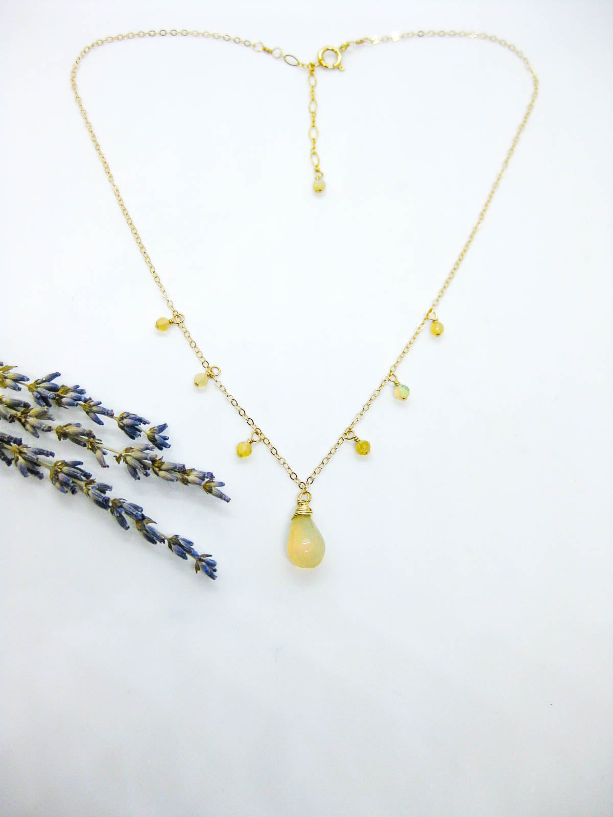 Chamomile: Opal Necklace - n644
