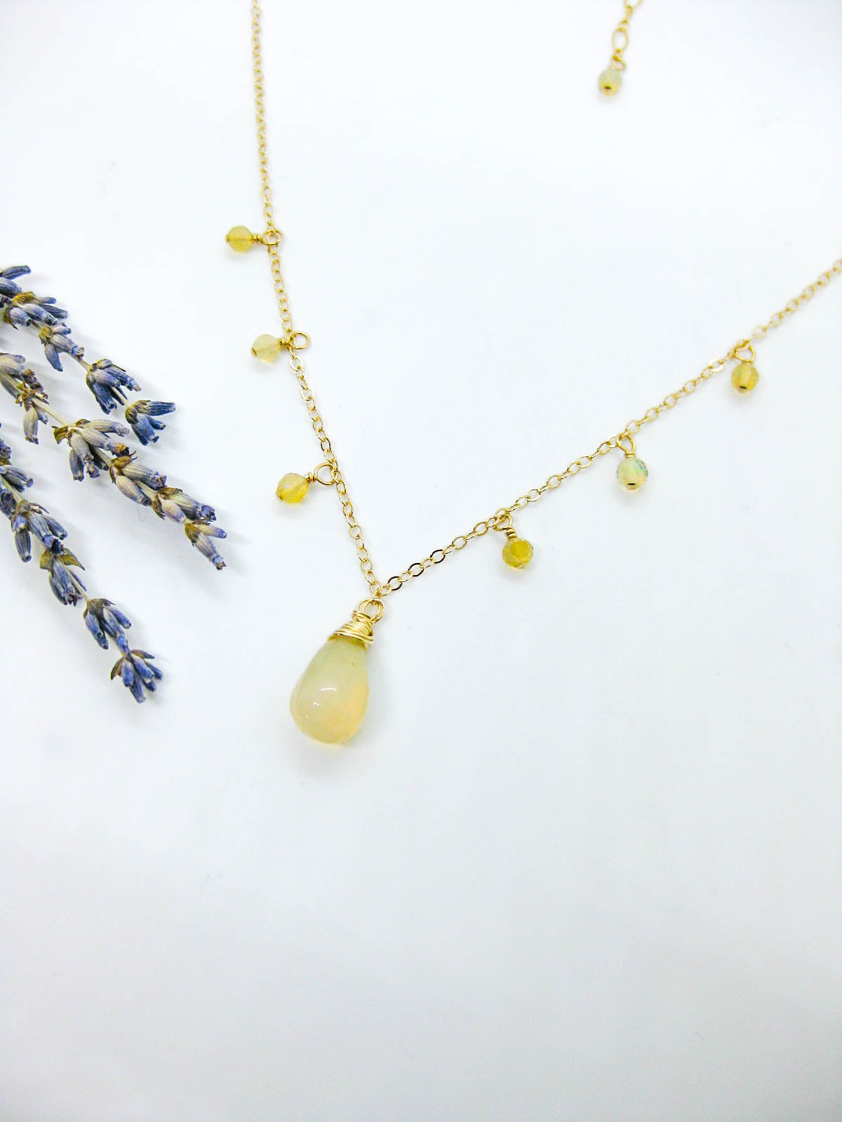 Chamomile: Opal Necklace - n644