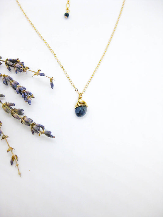 Holly: Sapphire Necklace - n662oak