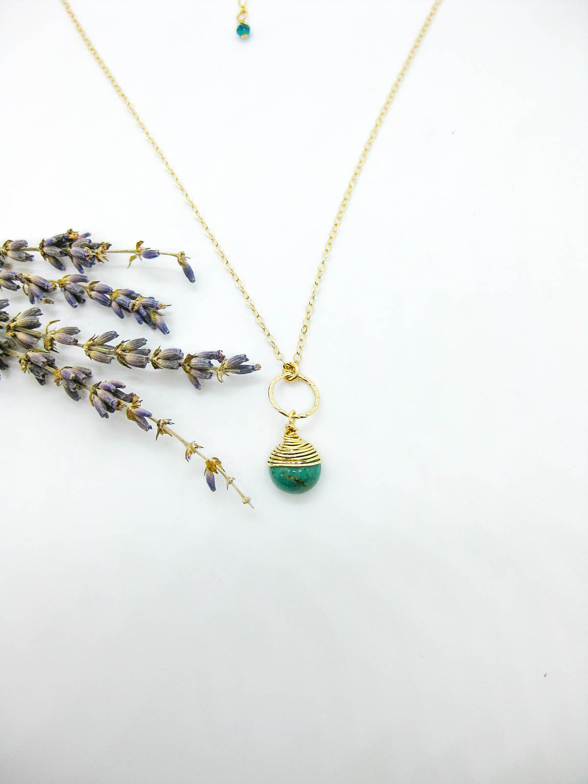 Daphne: Turquoise Necklace - n672