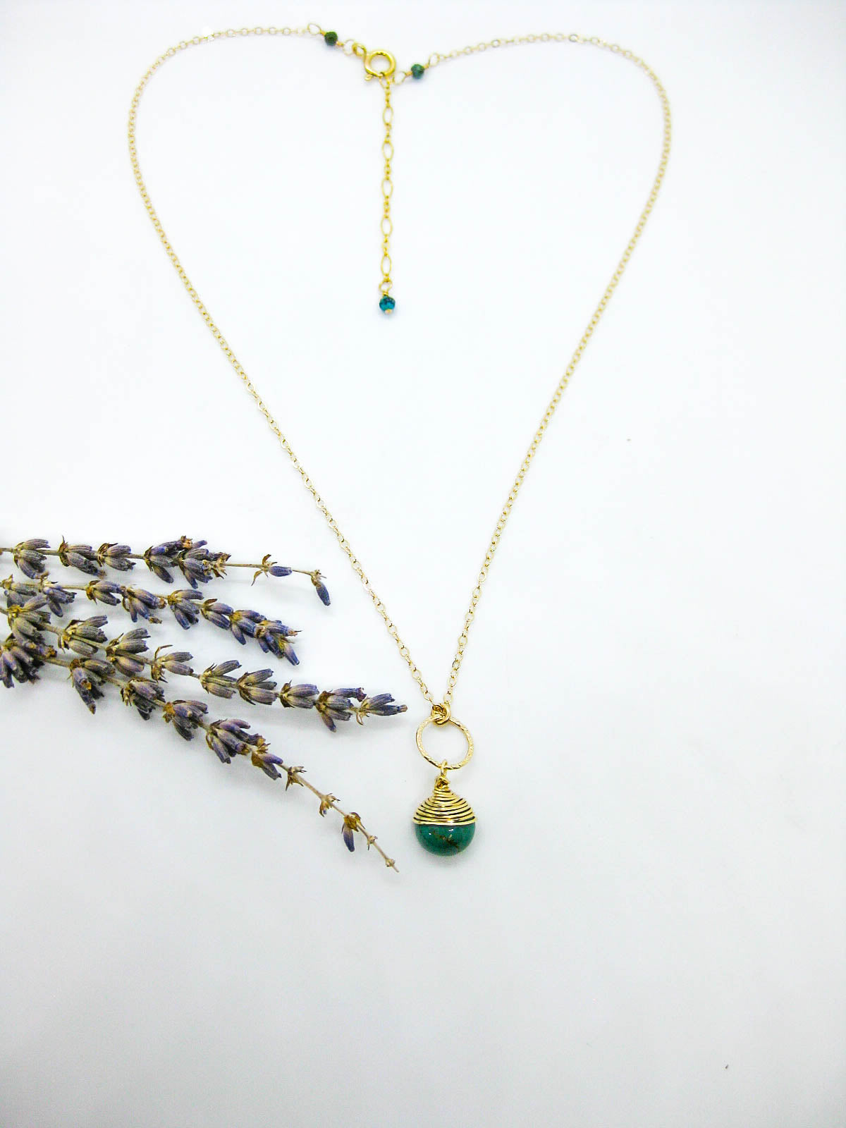 Daphne: Turquoise Necklace - n672