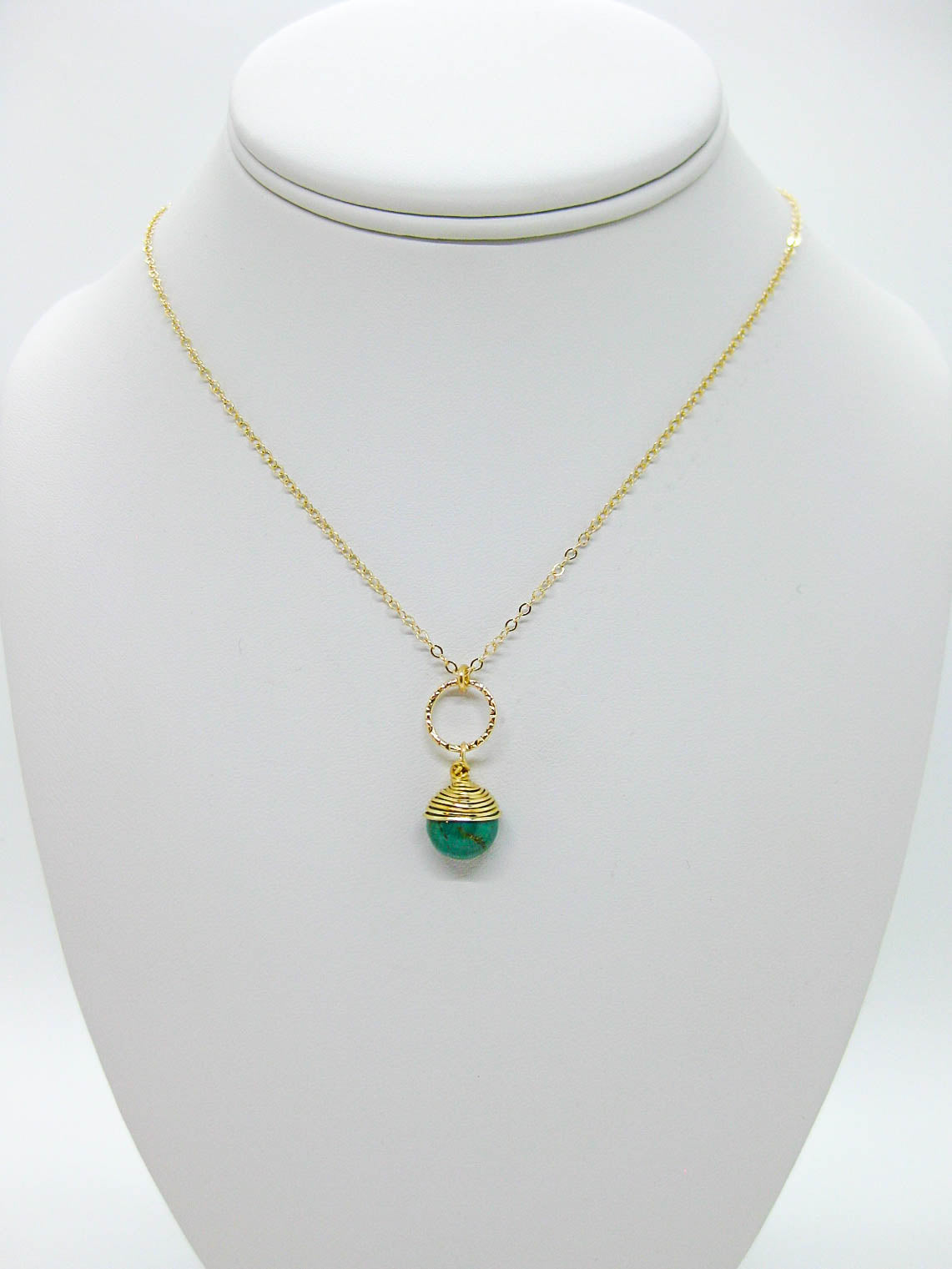 Daphne: Turquoise Necklace - n672