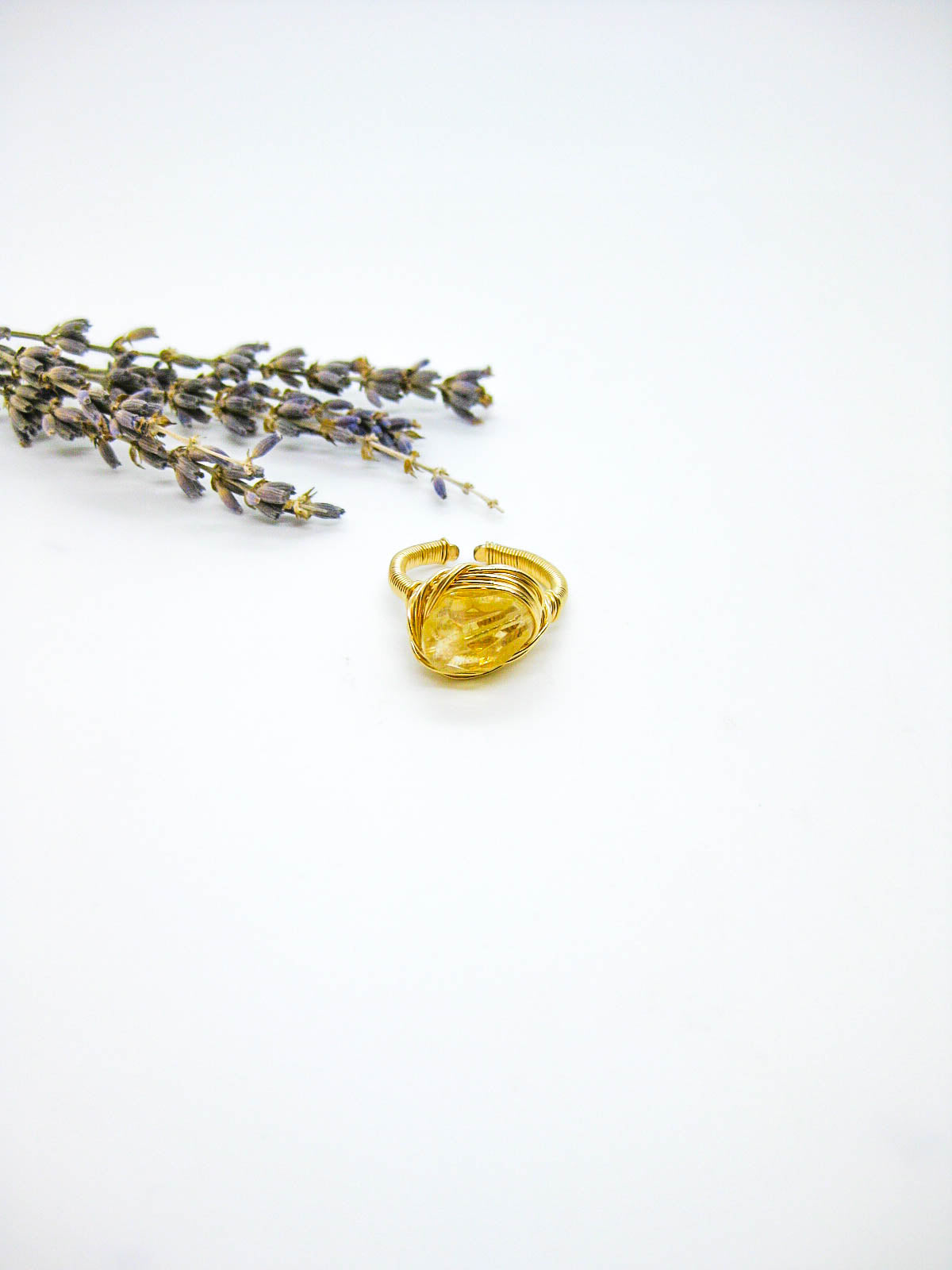 Calla: Citrine Ring