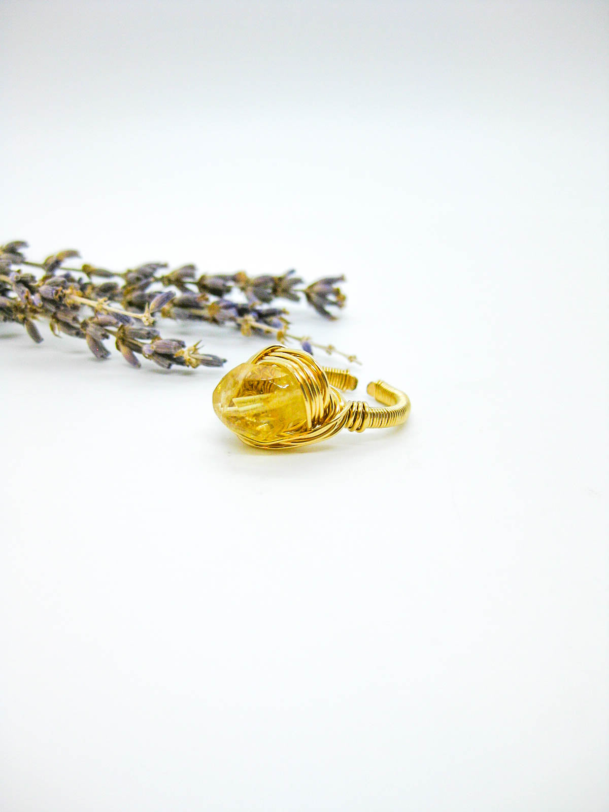 Calla: Citrine Ring