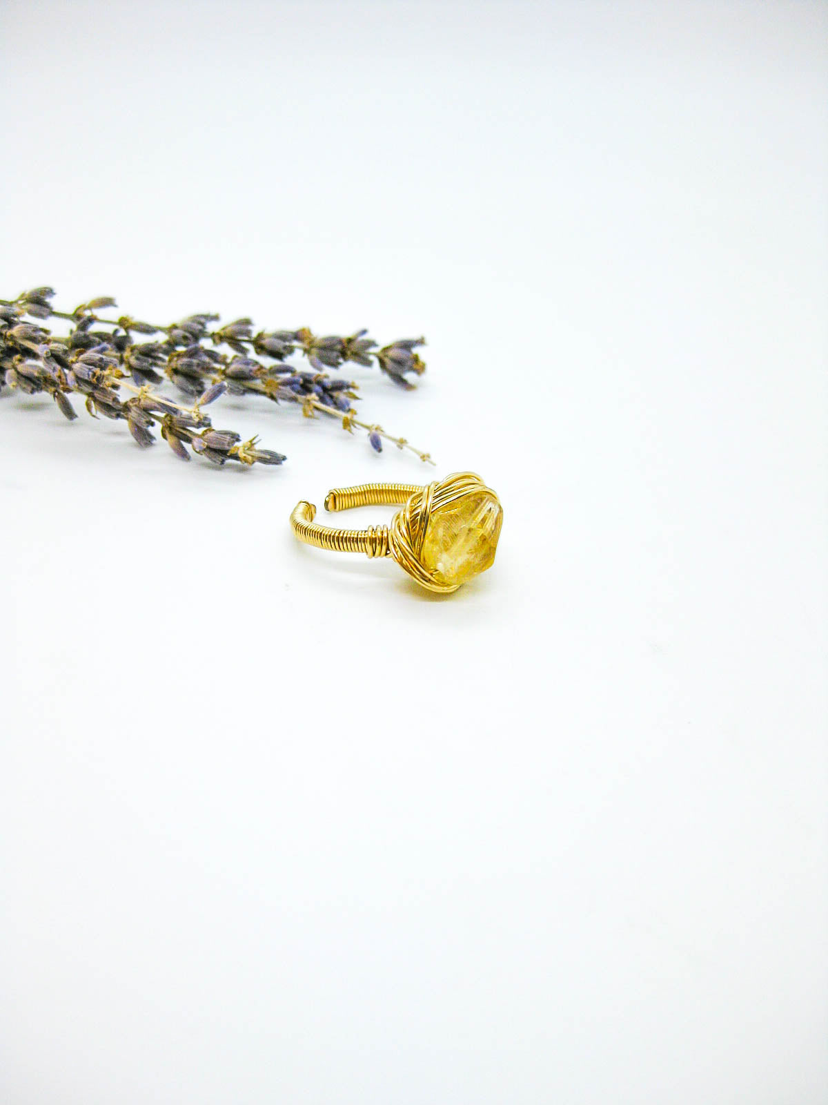 Calla: Citrine Ring