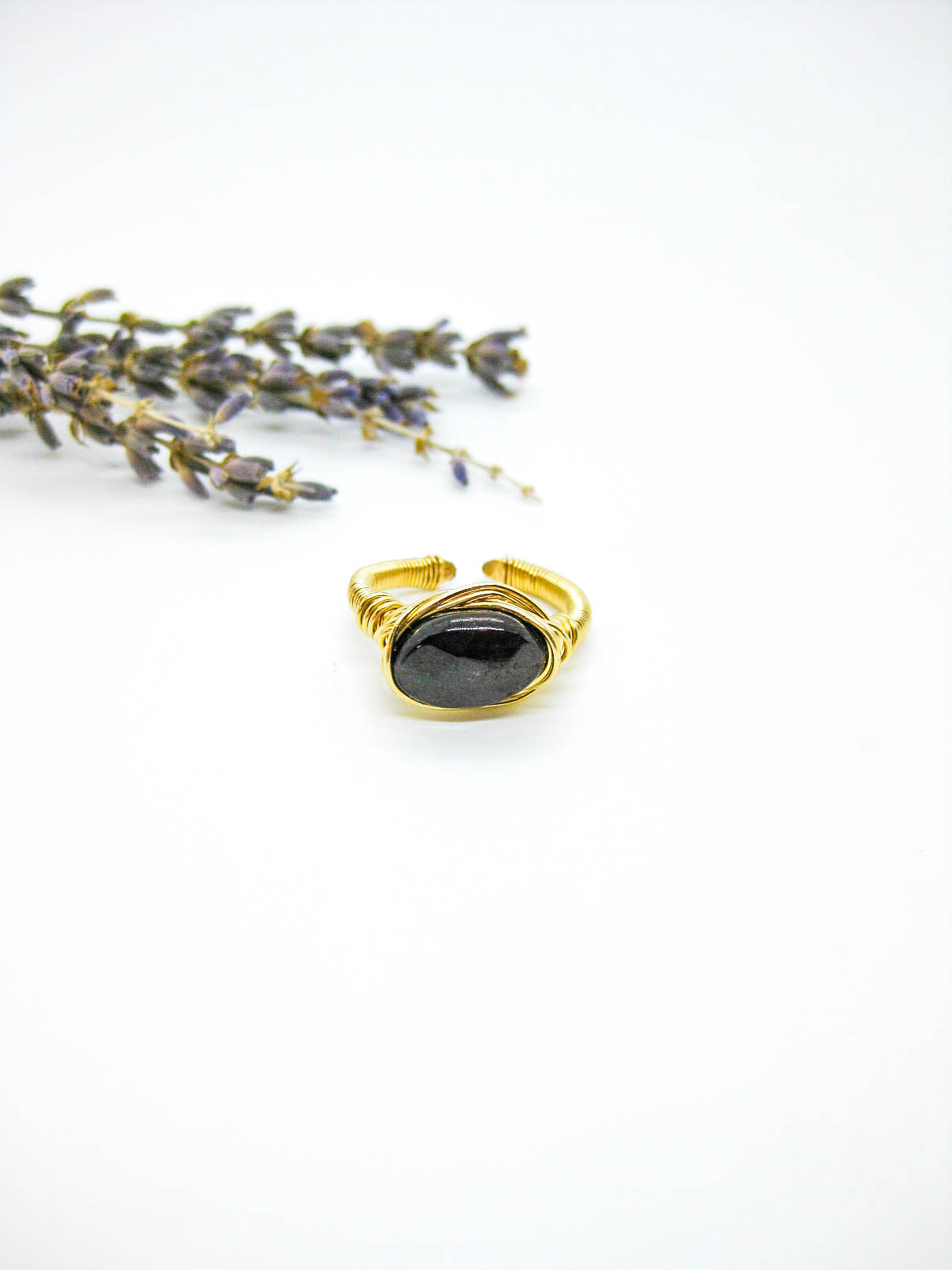 Calla: Garnet Ring