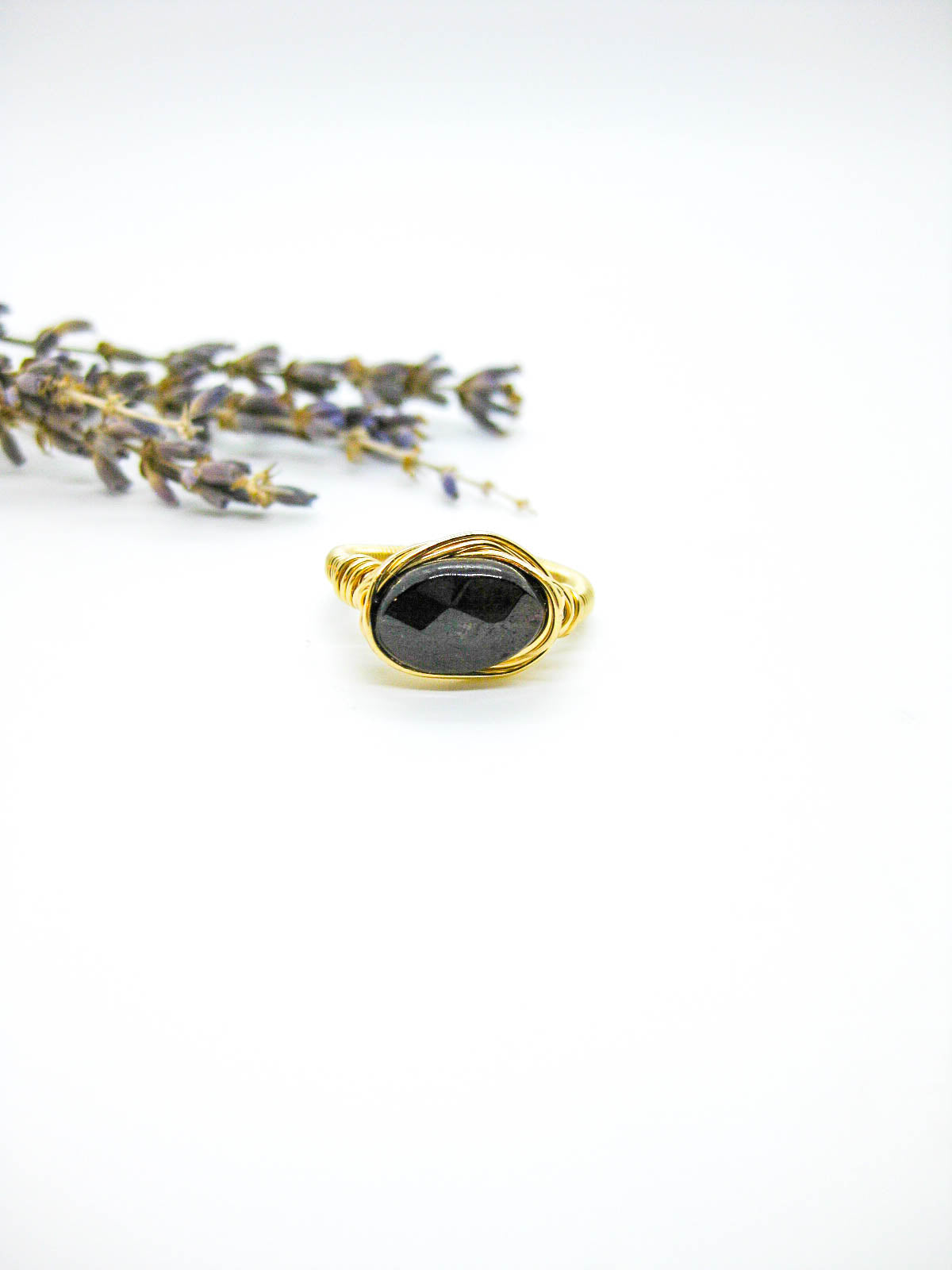 Calla: Garnet Ring