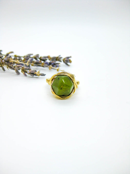 Calla: Jade Ring