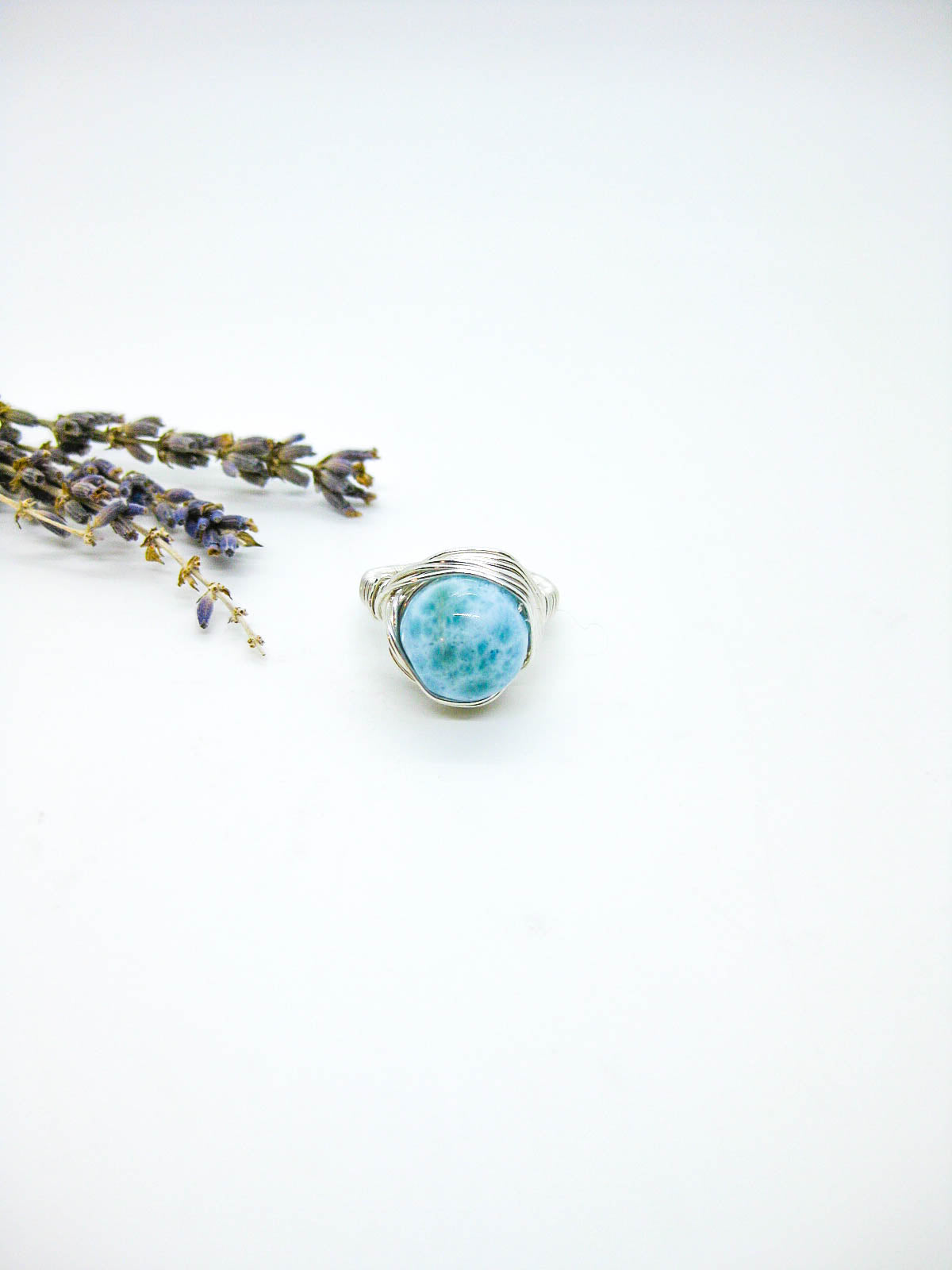 Calla : Larimar Ring