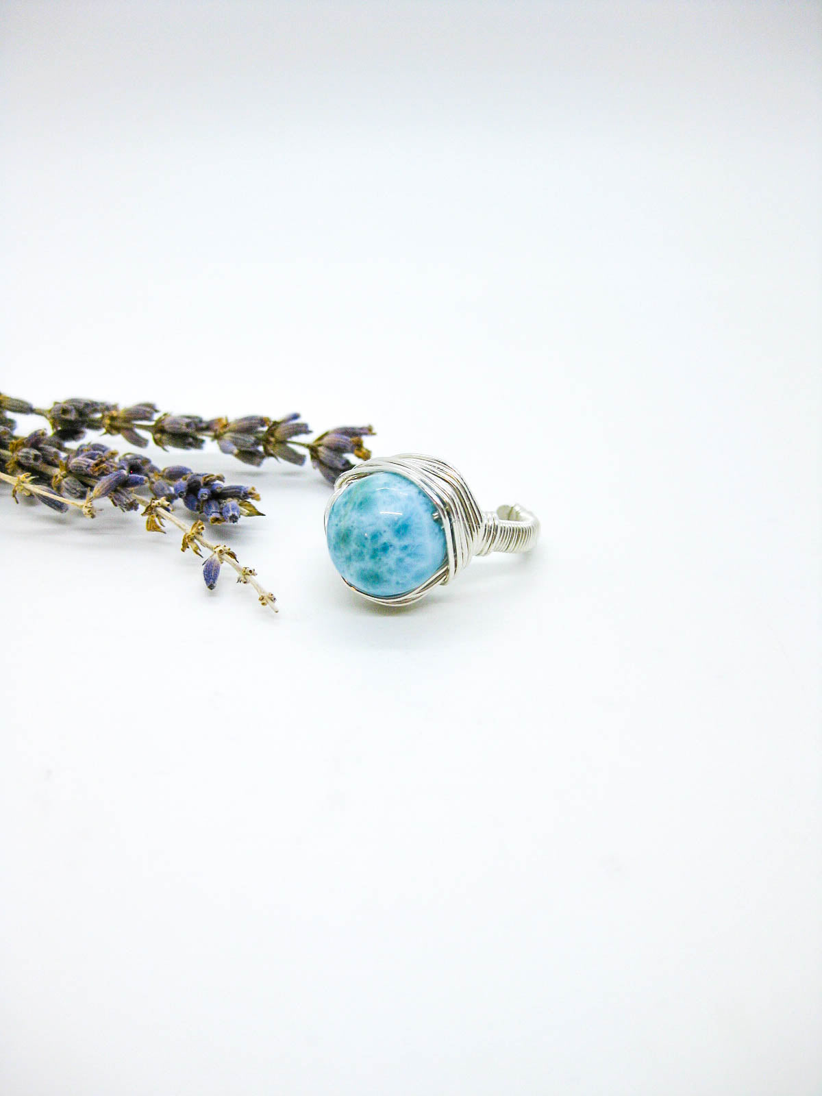 Calla : Larimar Ring