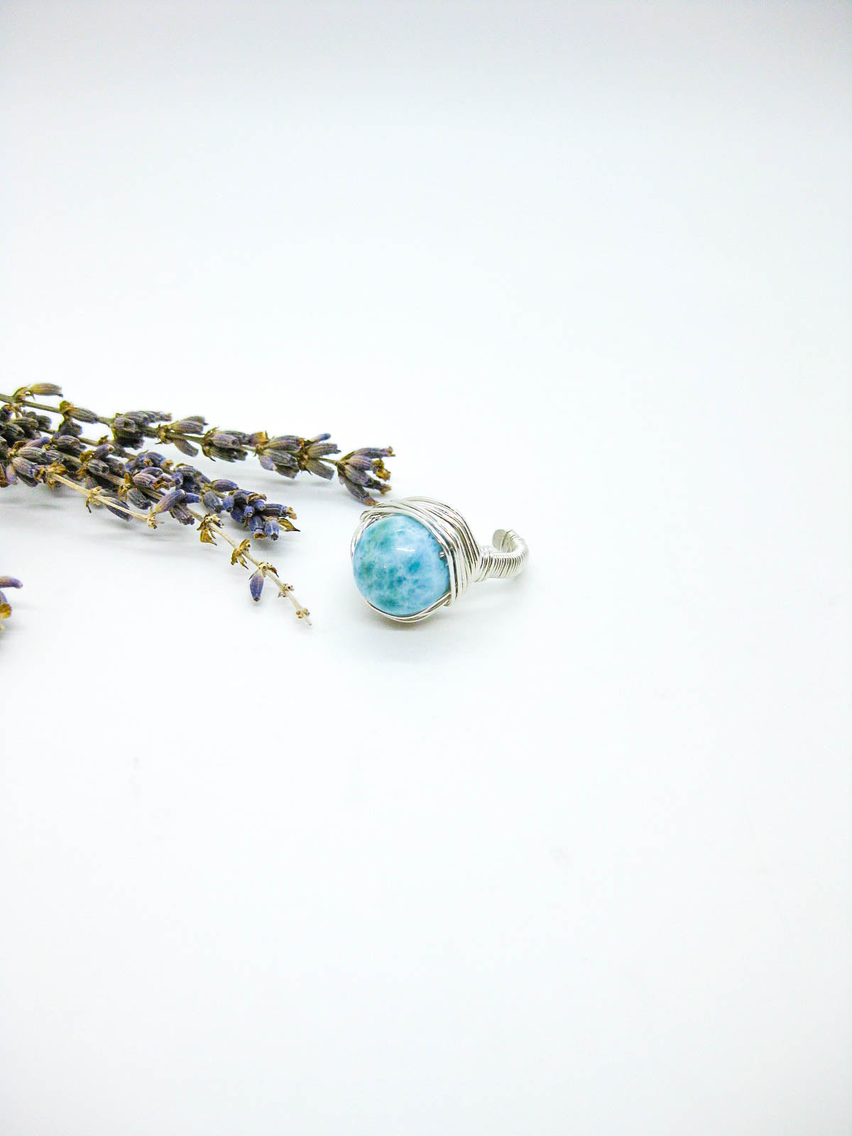 Calla : Larimar Ring