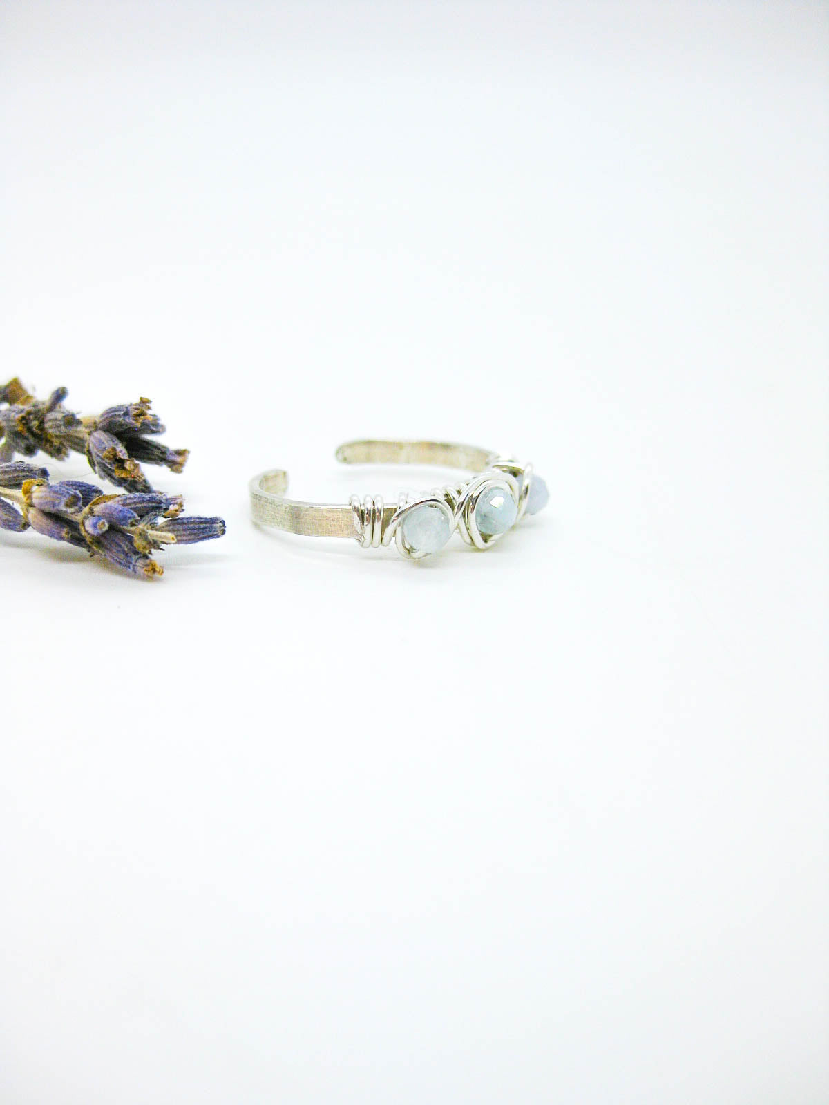 Hyacinth: Aquamarine Ring