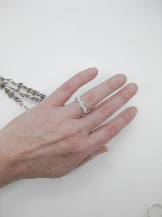 Hyacinth: Aquamarine Ring