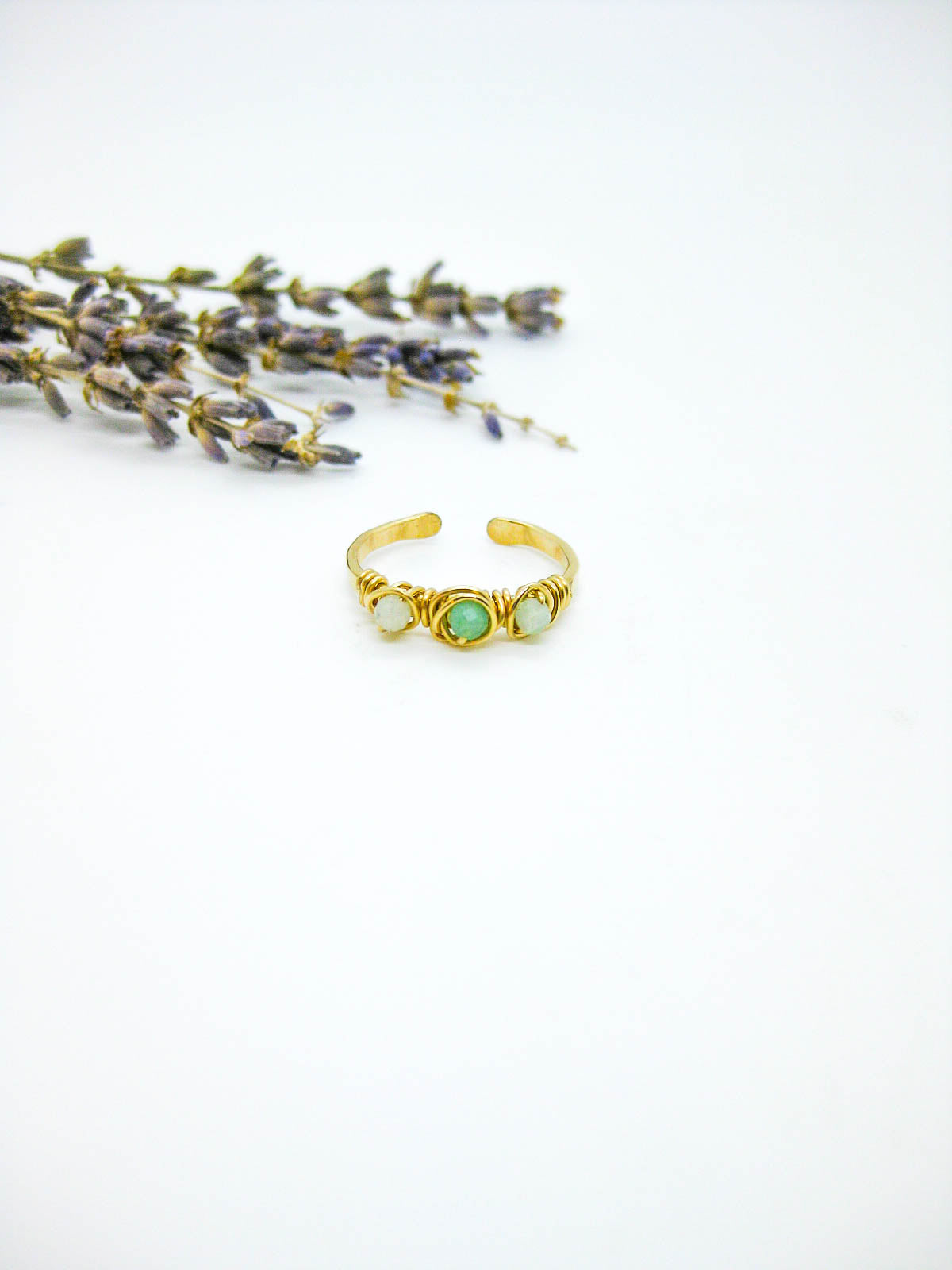 Hyacinth: Chrysoprase Ring
