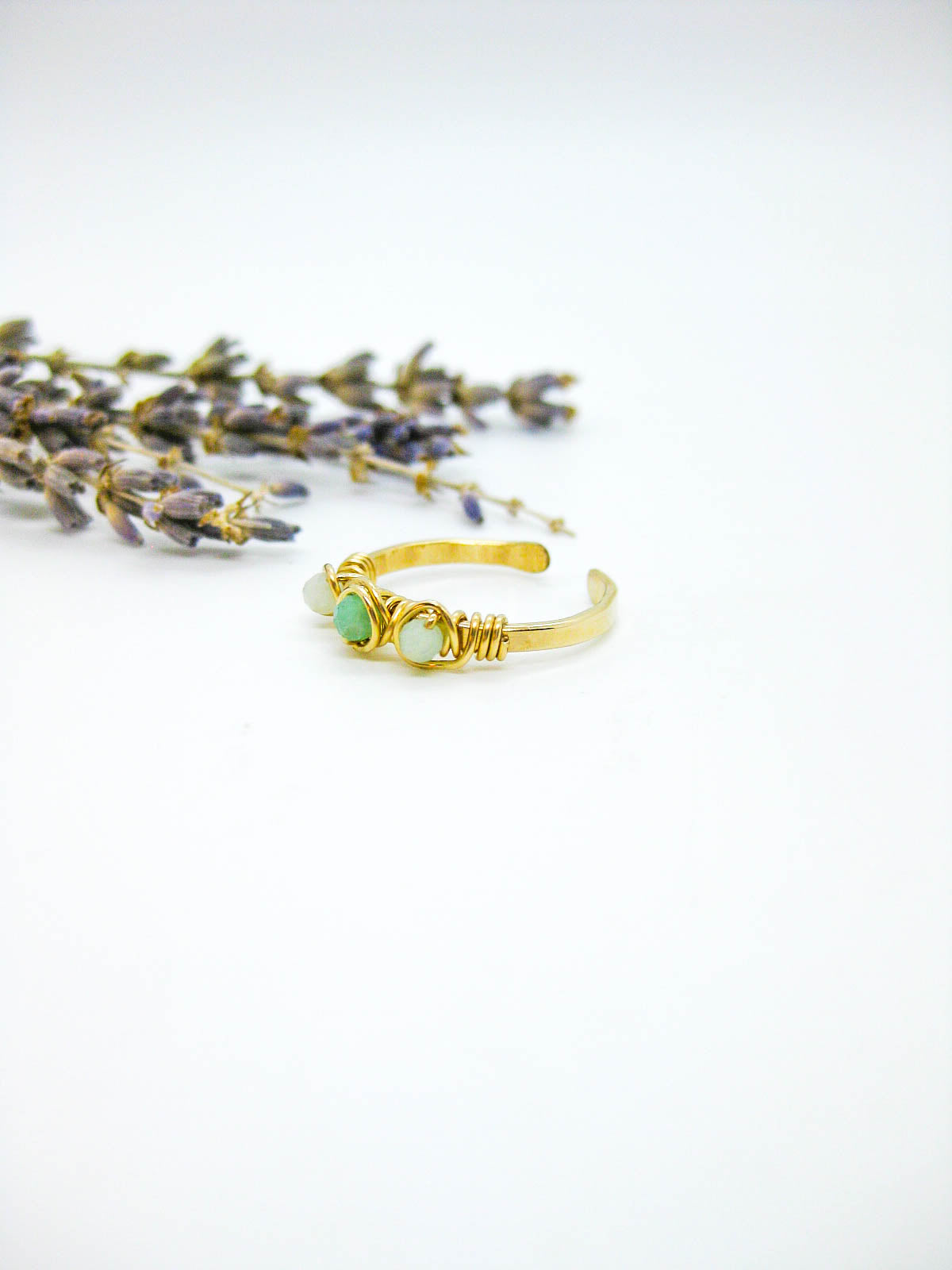 Hyacinth: Chrysoprase Ring