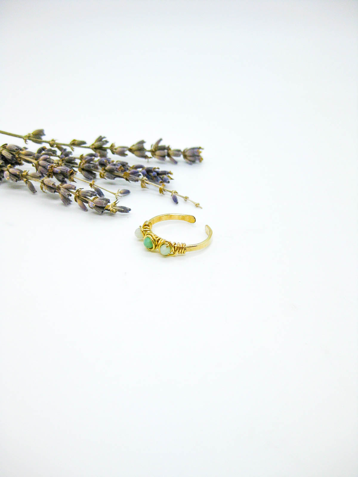 Hyacinth: Chrysoprase Ring