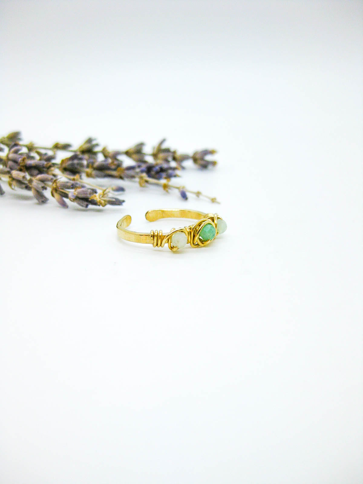 Hyacinth: Chrysoprase Ring
