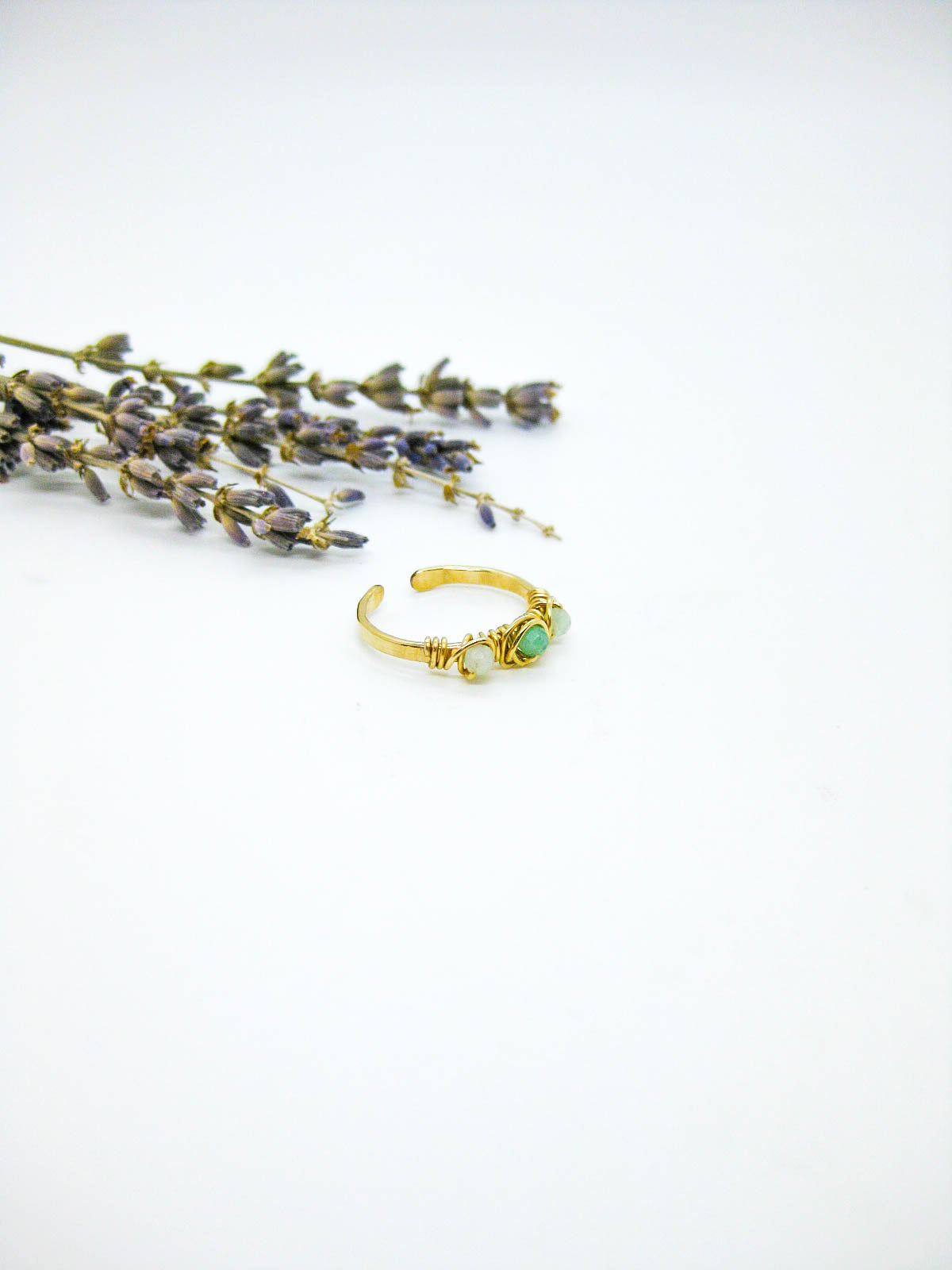 Hyacinth: Chrysoprase Ring