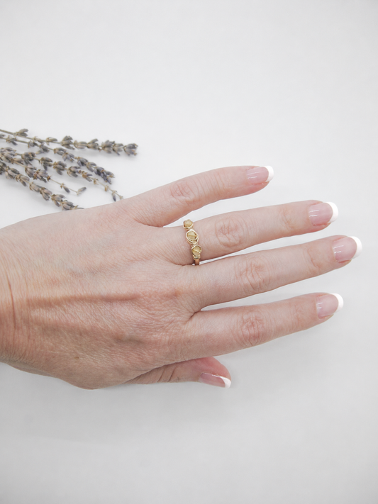 Hyacinth: Citrine Ring