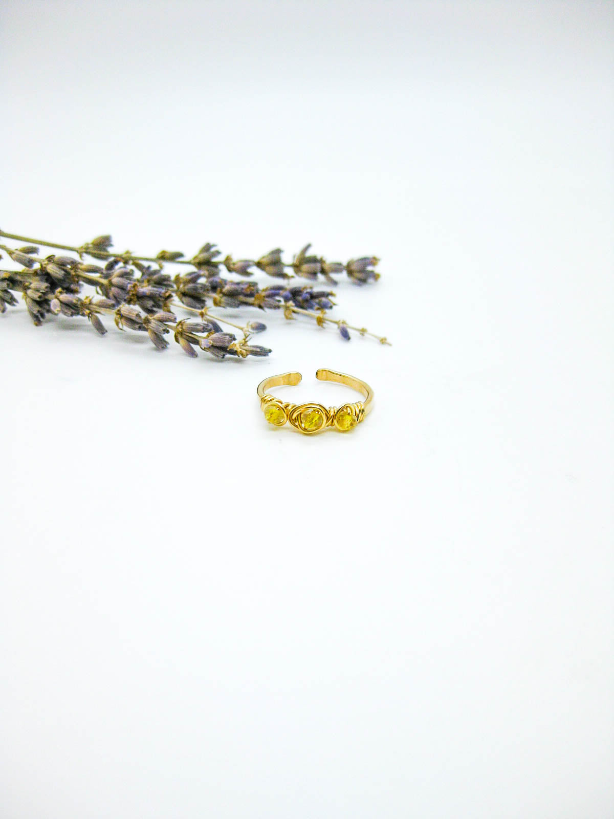 Hyacinth: Citrine Ring
