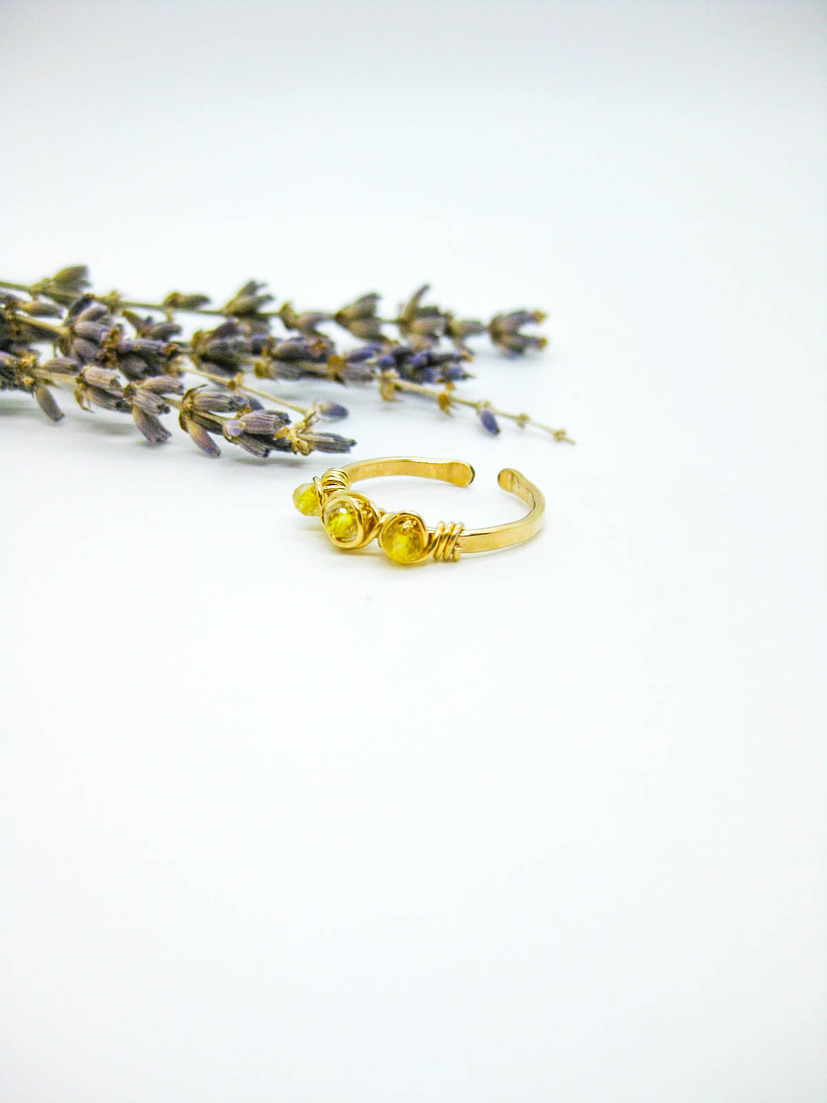 Hyacinth: Citrine Ring