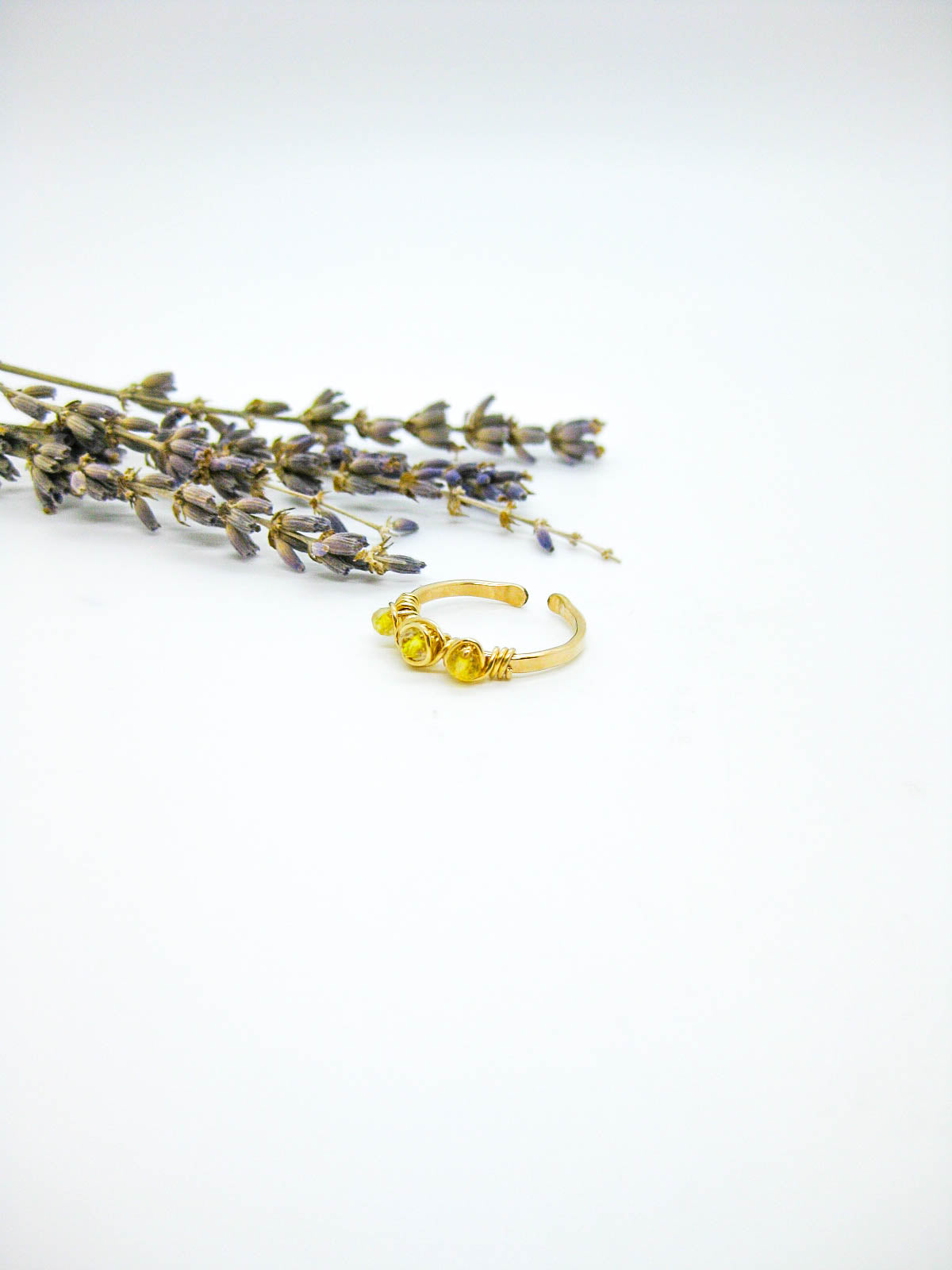 Hyacinth: Citrine Ring