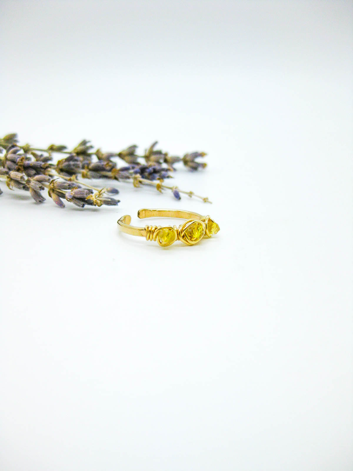Hyacinth: Citrine Ring