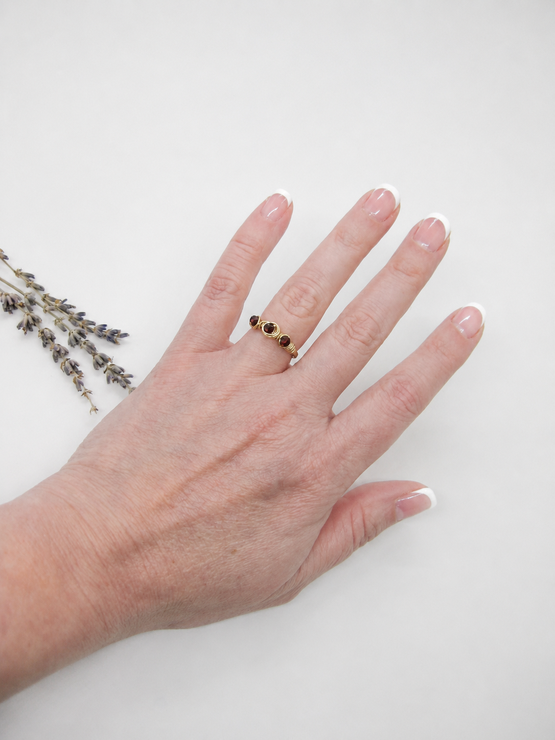Hyacinth: Garnet Ring