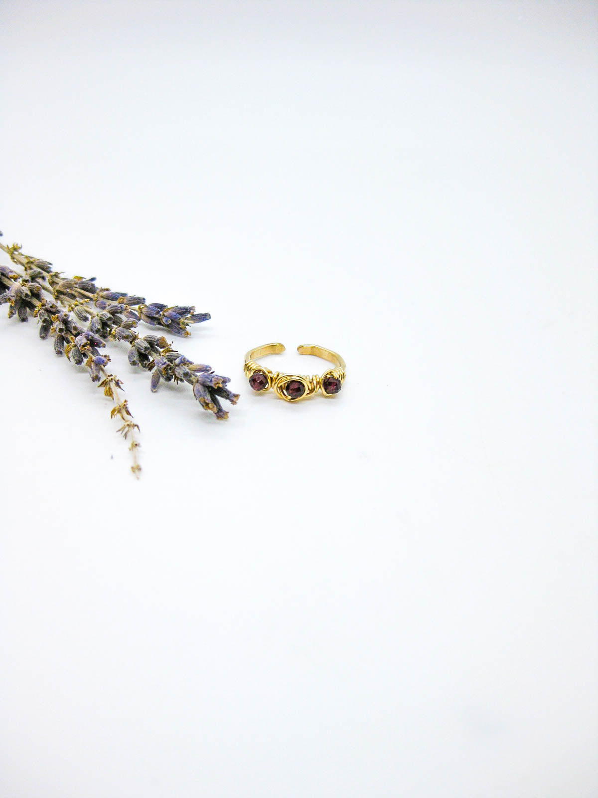 Hyacinth: Garnet Ring