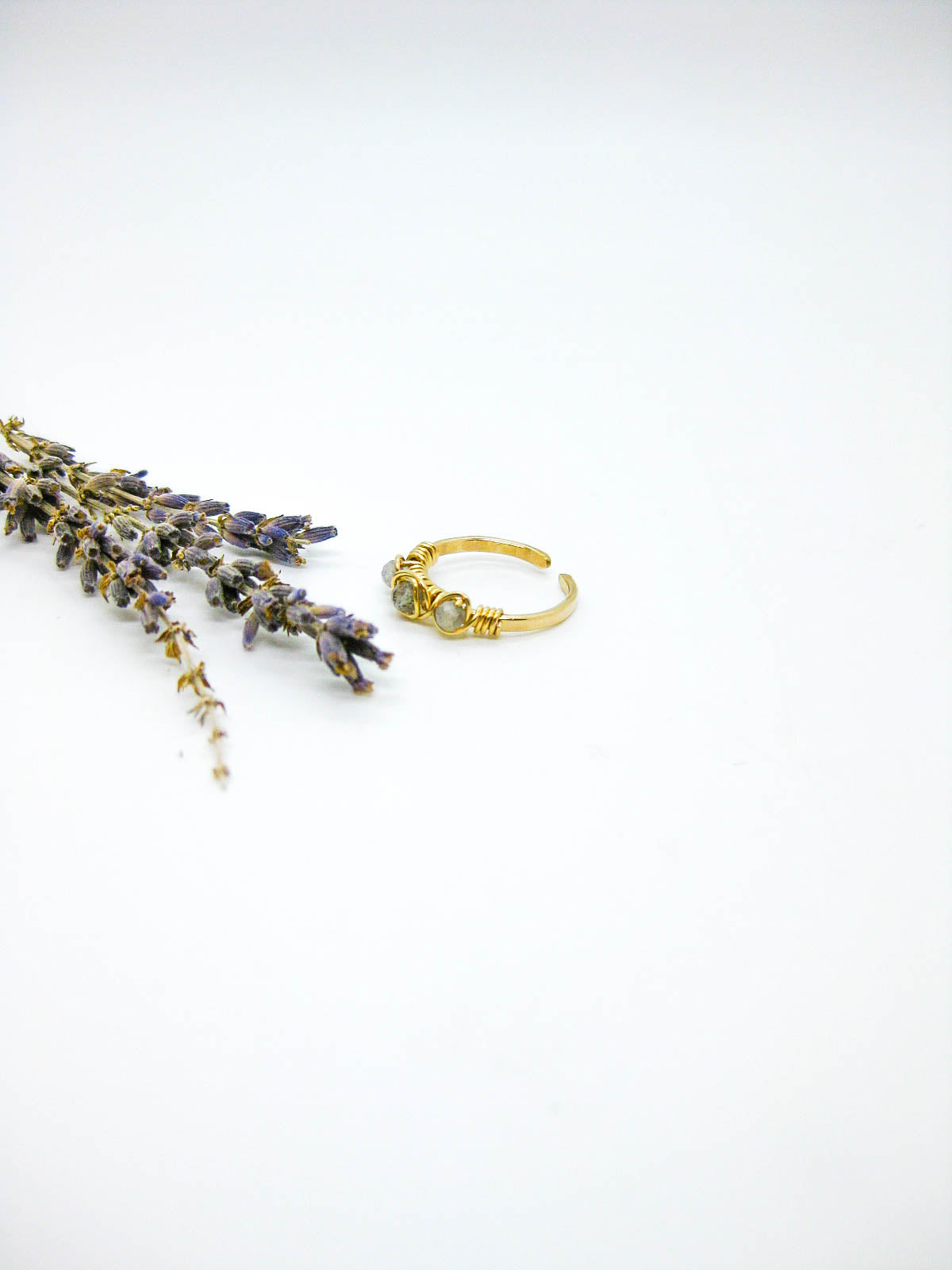 Hyacinth: Labradorite Ring