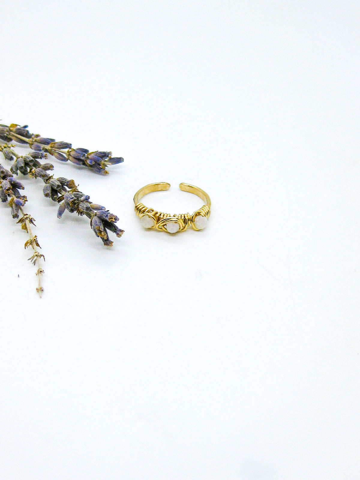 Hyacinth: Moonstone Ring