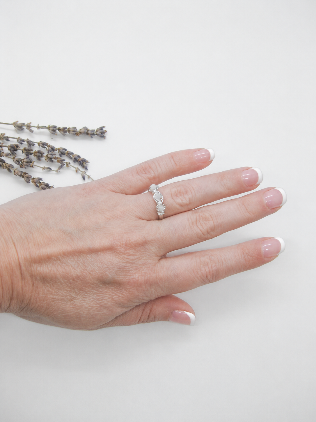 Hyacinth: Moonstone Ring