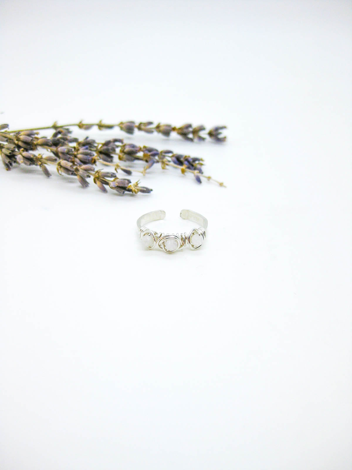Hyacinth: Moonstone Ring