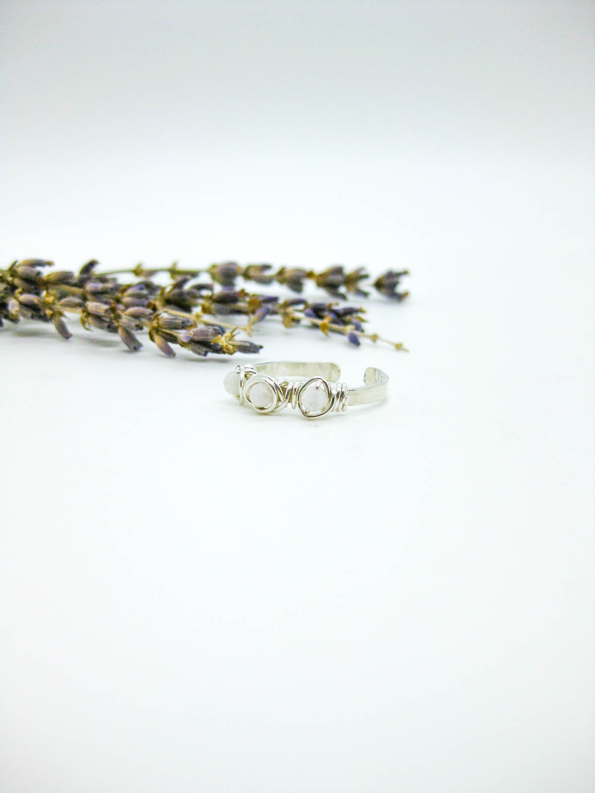 Hyacinth: Moonstone Ring