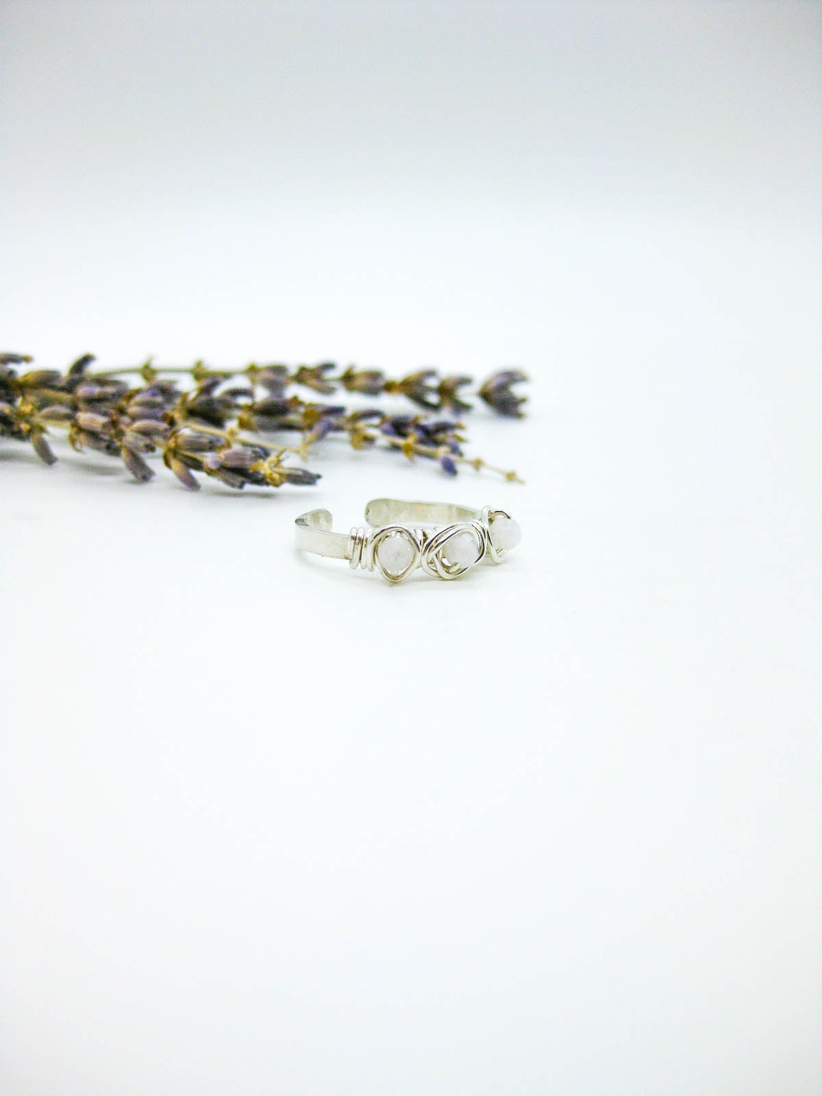 Hyacinth: Moonstone Ring
