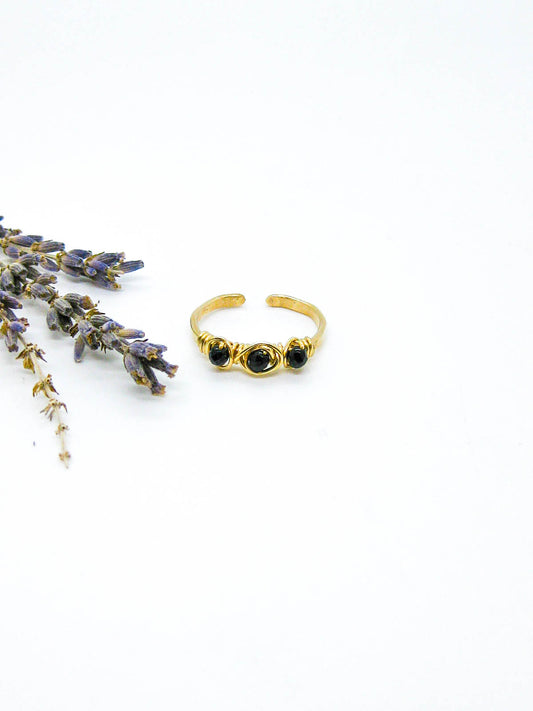 Hyacinth: Onyx Ring