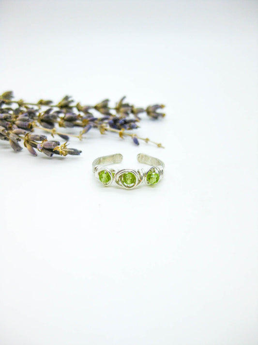 Hyacinth: Peridot Ring